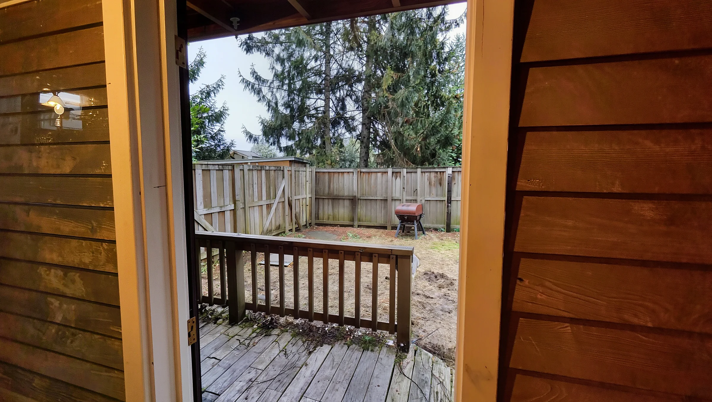 Before: Backyard makeover
